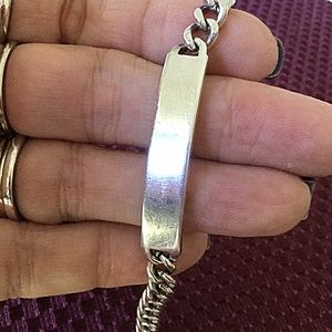 Vintage Sterling ID Bracelet